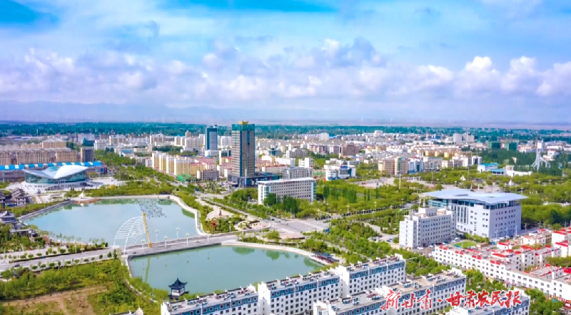 玉门市新市区（玉门市委宣传部供图）.png