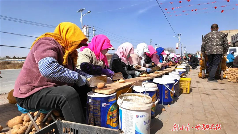 古浪縣永豐灘鎮(zhèn)春耕全面鋪開
