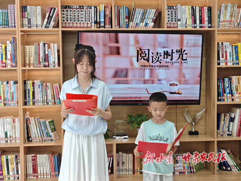 翰墨書香潤童心 安全文明伴成長——永昌縣城關鎮(zhèn)“農家書屋+鄉(xiāng)村學校少年宮”模式有實效